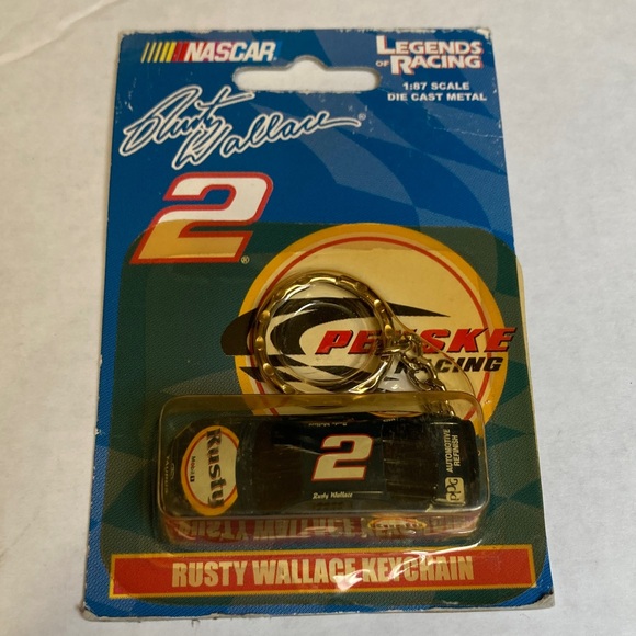 Nascar Other - Rusty Wallace NASCAR Keychain "Legends of Racing" series Collectible, Fan